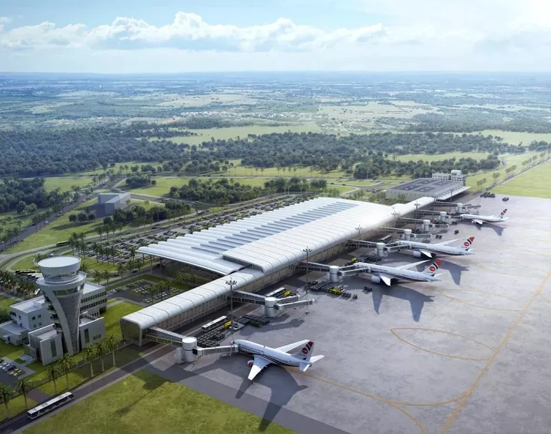 Ekonomičen modularni terminal za jeklene konstrukcije