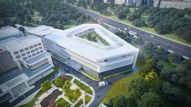 Montažna jeklena zgradba medicinskega centra