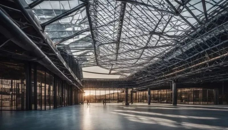 Postaje z jeklenim okvirjem Space Grid