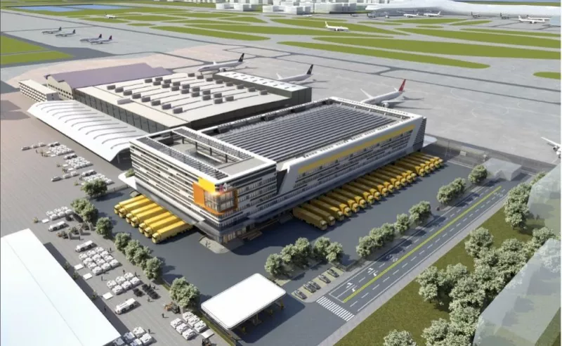 Jeklena konstrukcija Letališki tovorni terminal