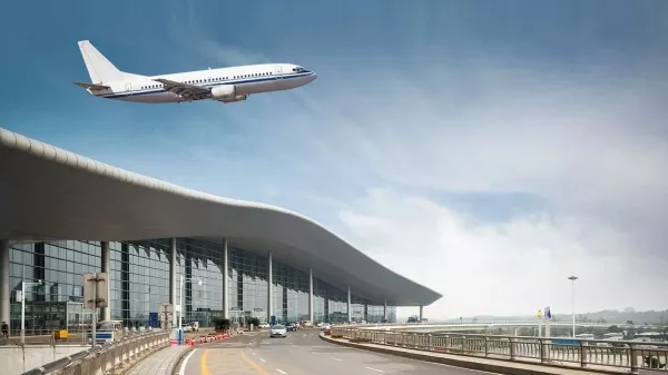 Jekleni terminal, odporen na veter in potres